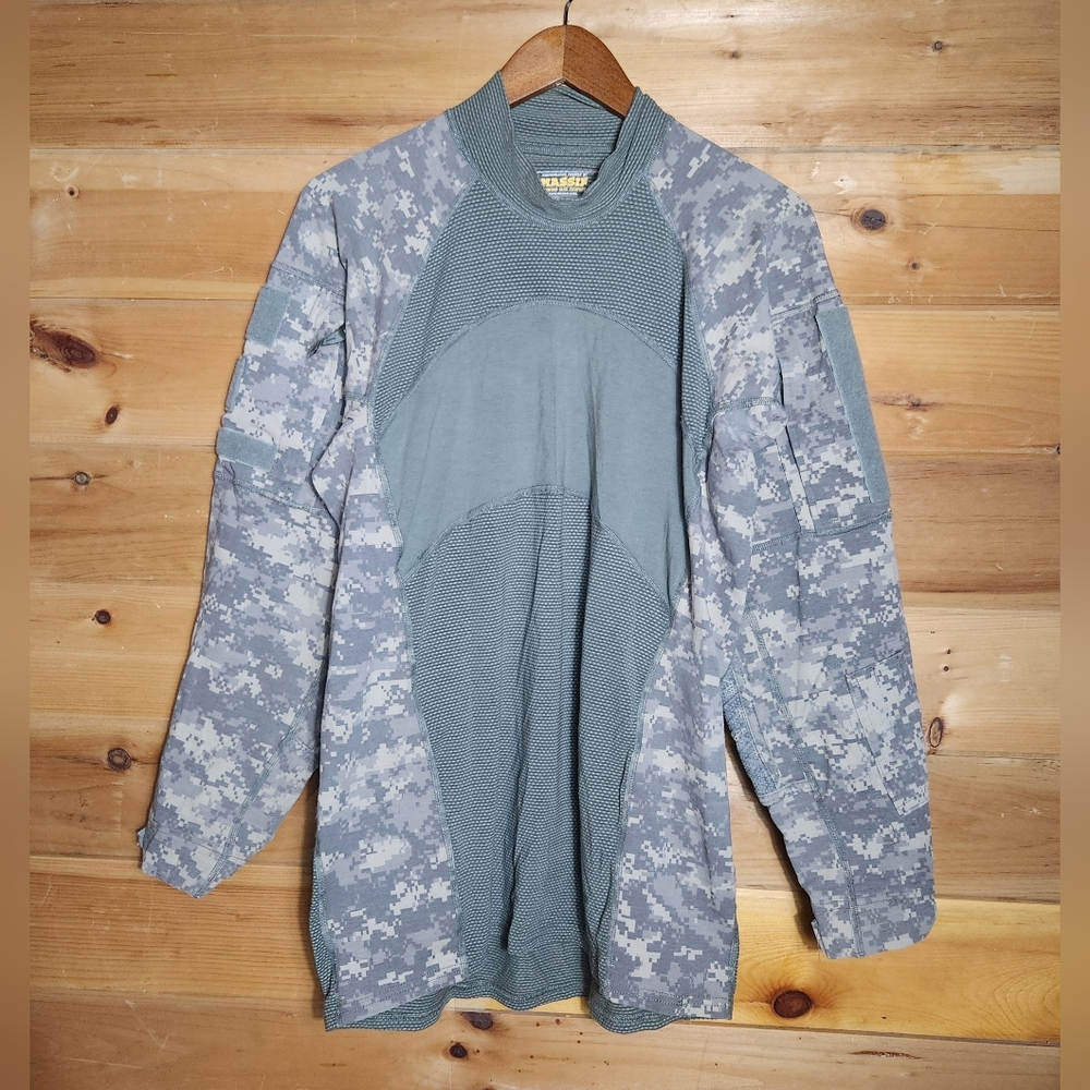 Massif FR Army Combat Shirt Multicam Mock Neck Men L Tactical Military